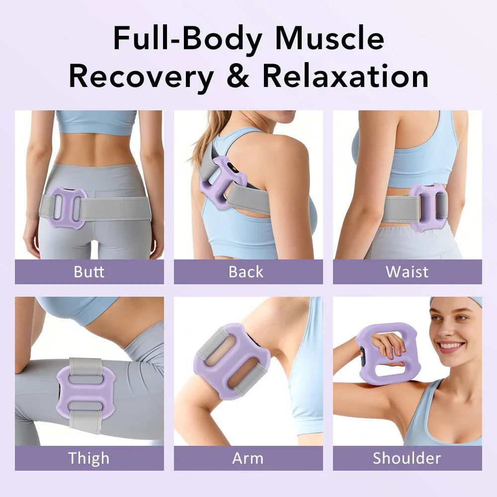 Battery-Powered Vibration Fascia Ring Massager