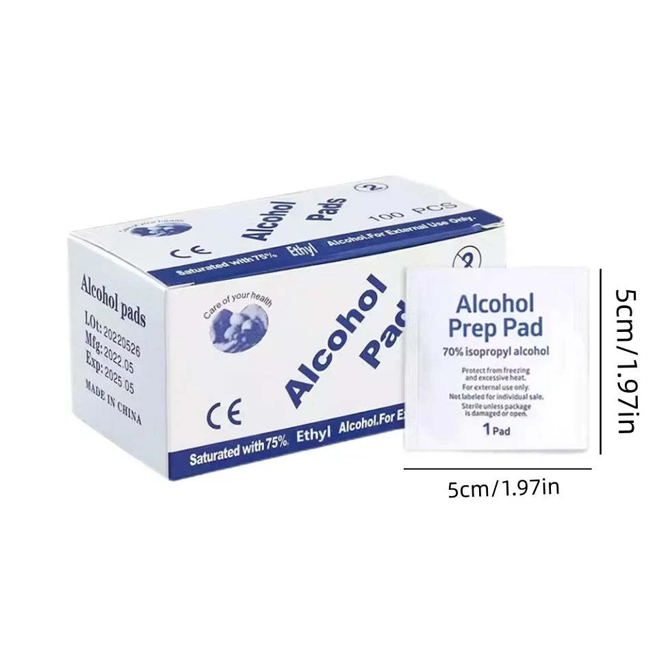 100 Portable Alcohol Prep Pads