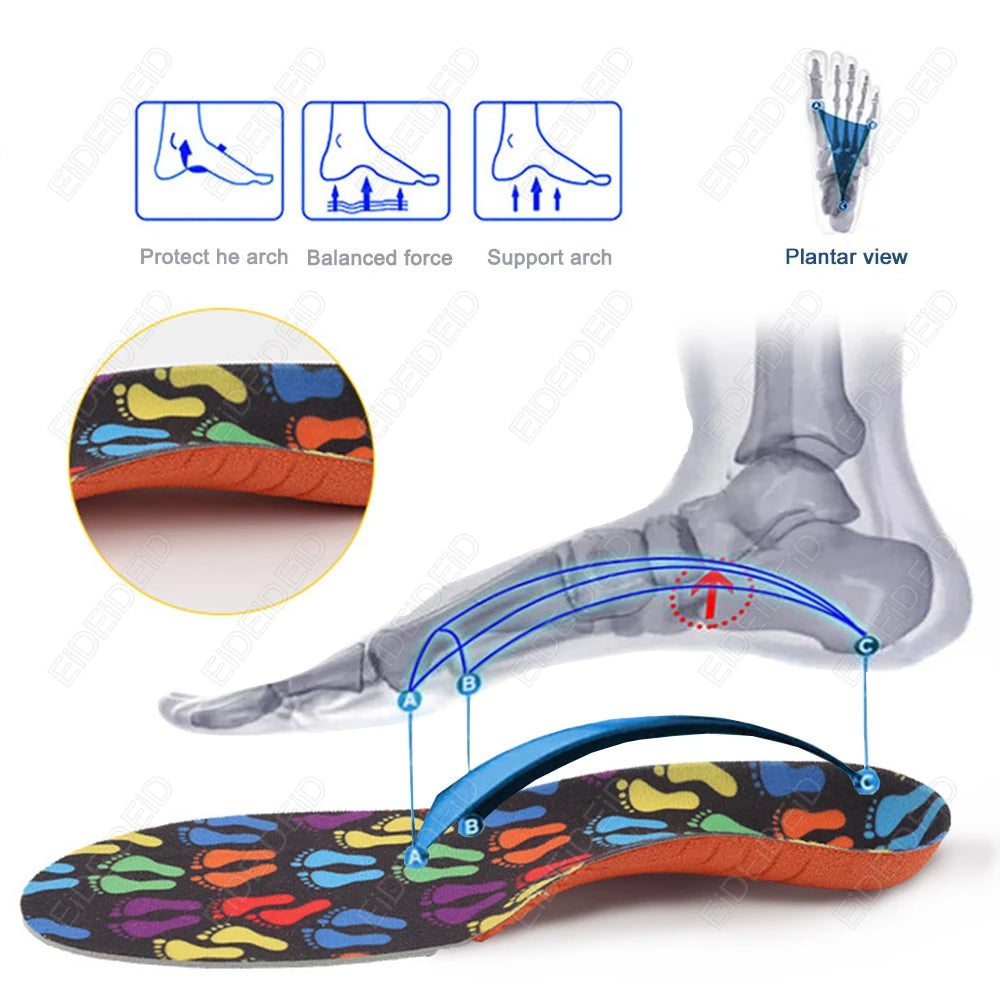 Kids Arch Support Insoles for Daily Shoes