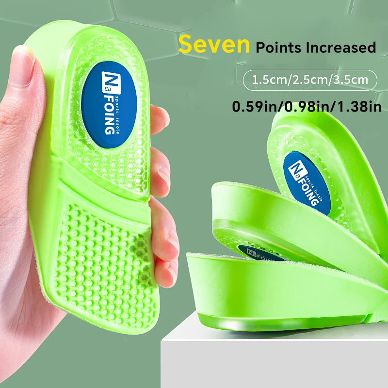 Polyurethane Heel Lift Insoles with Arch Support