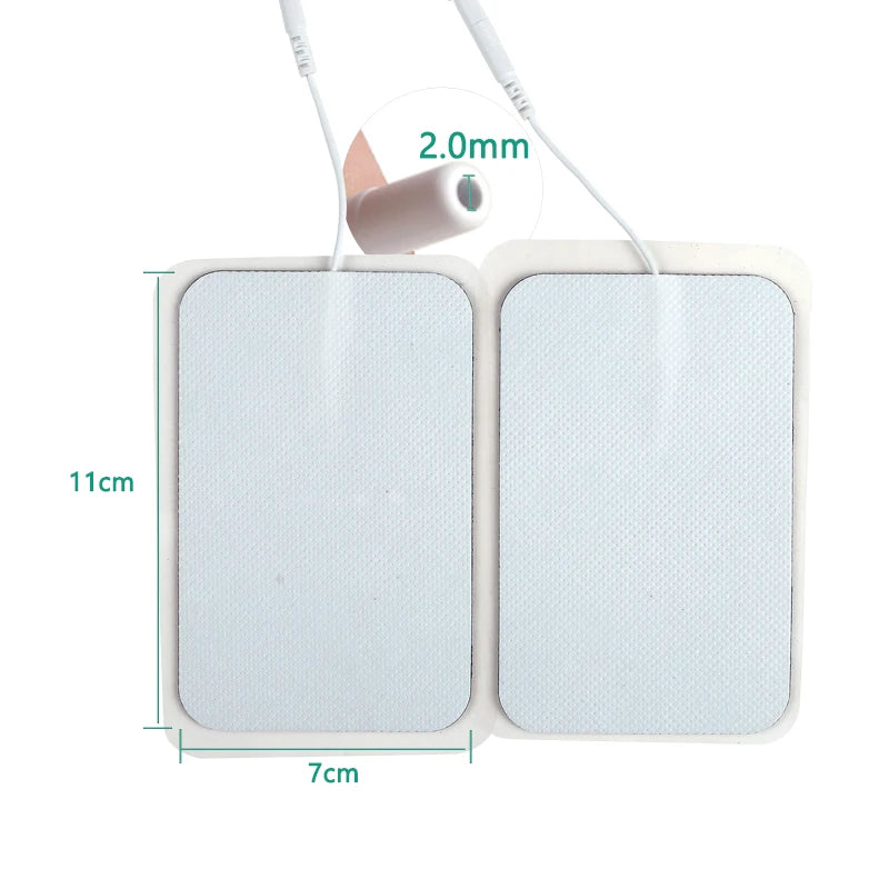 10 Reusable TENS Electrode Pads with Conductive Gel