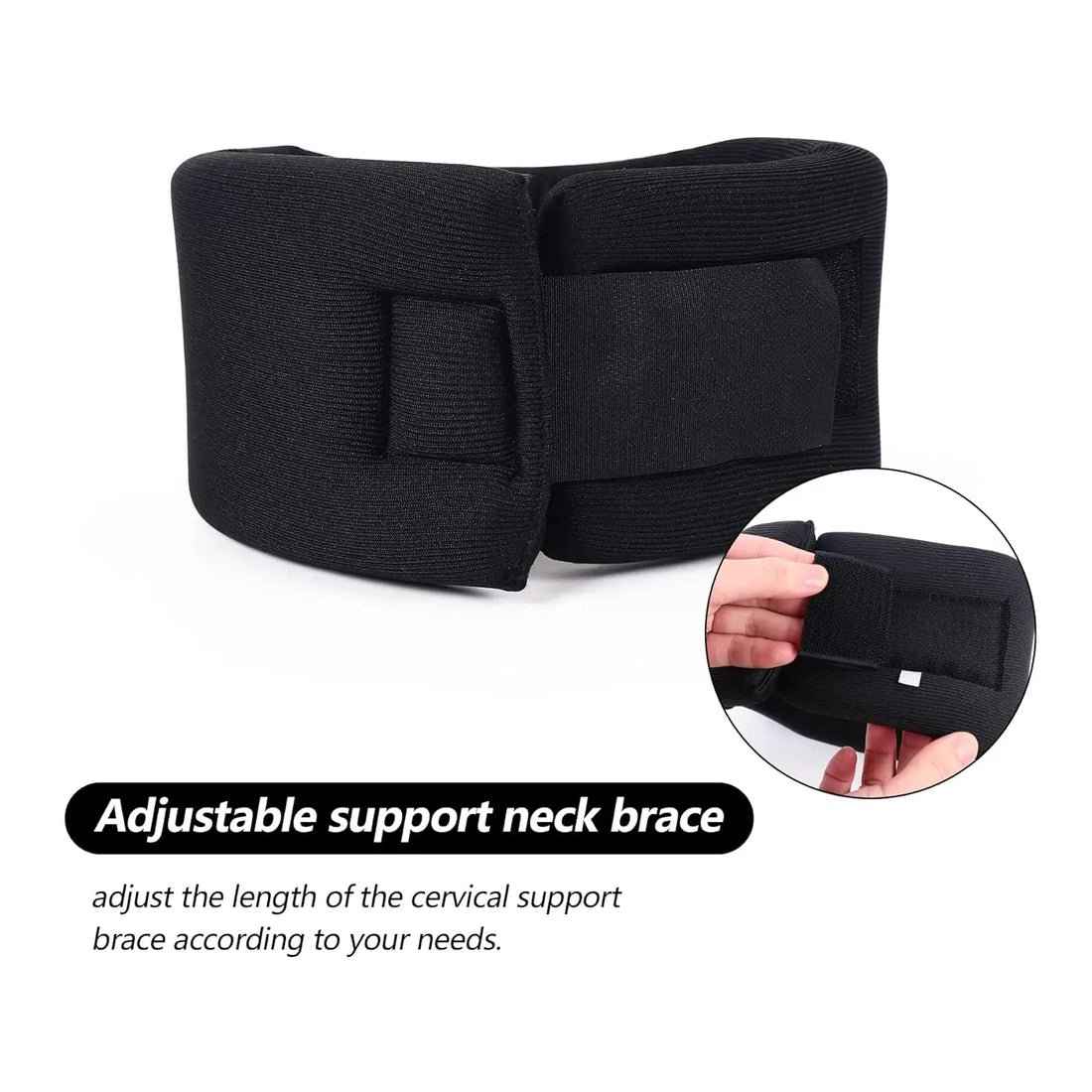 Soft Adjustable Neck Brace, Cervical Collar for Sleeping