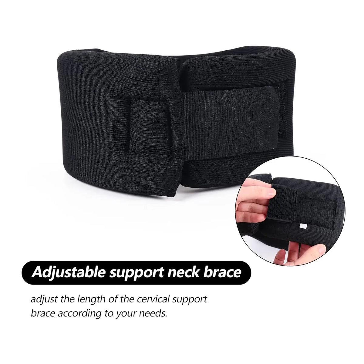 Soft Adjustable Neck Brace, Cervical Collar for Sleeping
