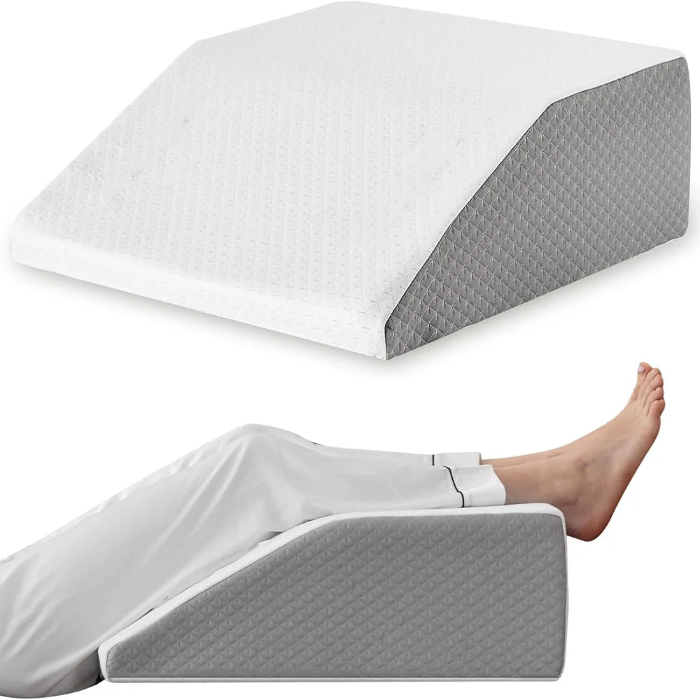 8-Inch Memory Foam Leg Wedge Pillow