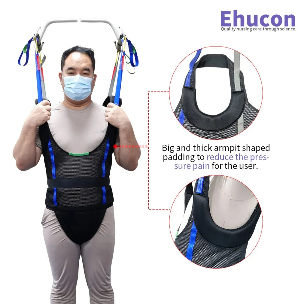 Padded Patient Lift Sling for Walking Training