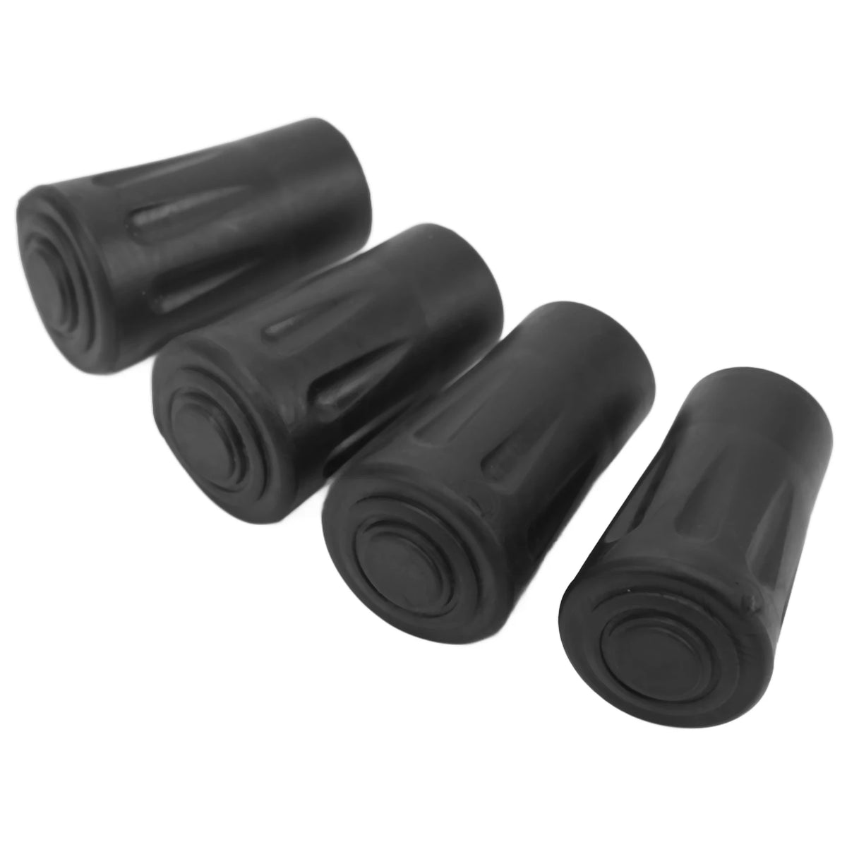 Rubber Trekking Pole Replacement Tips, 4-Pack