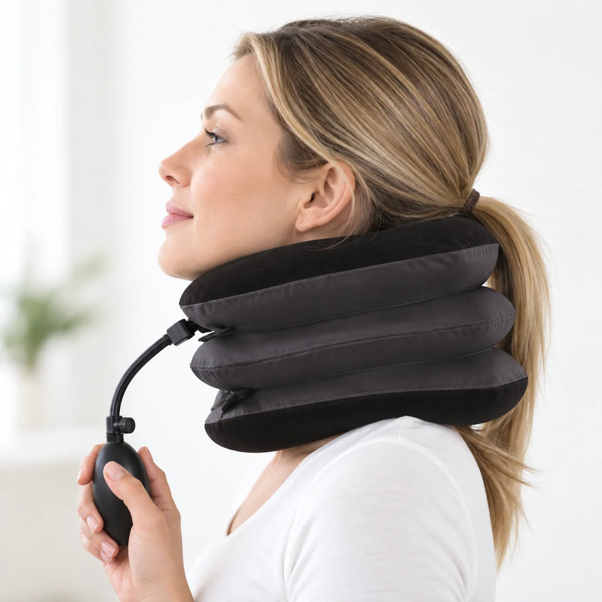 Inflatable Neck Stretcher Support Pillow