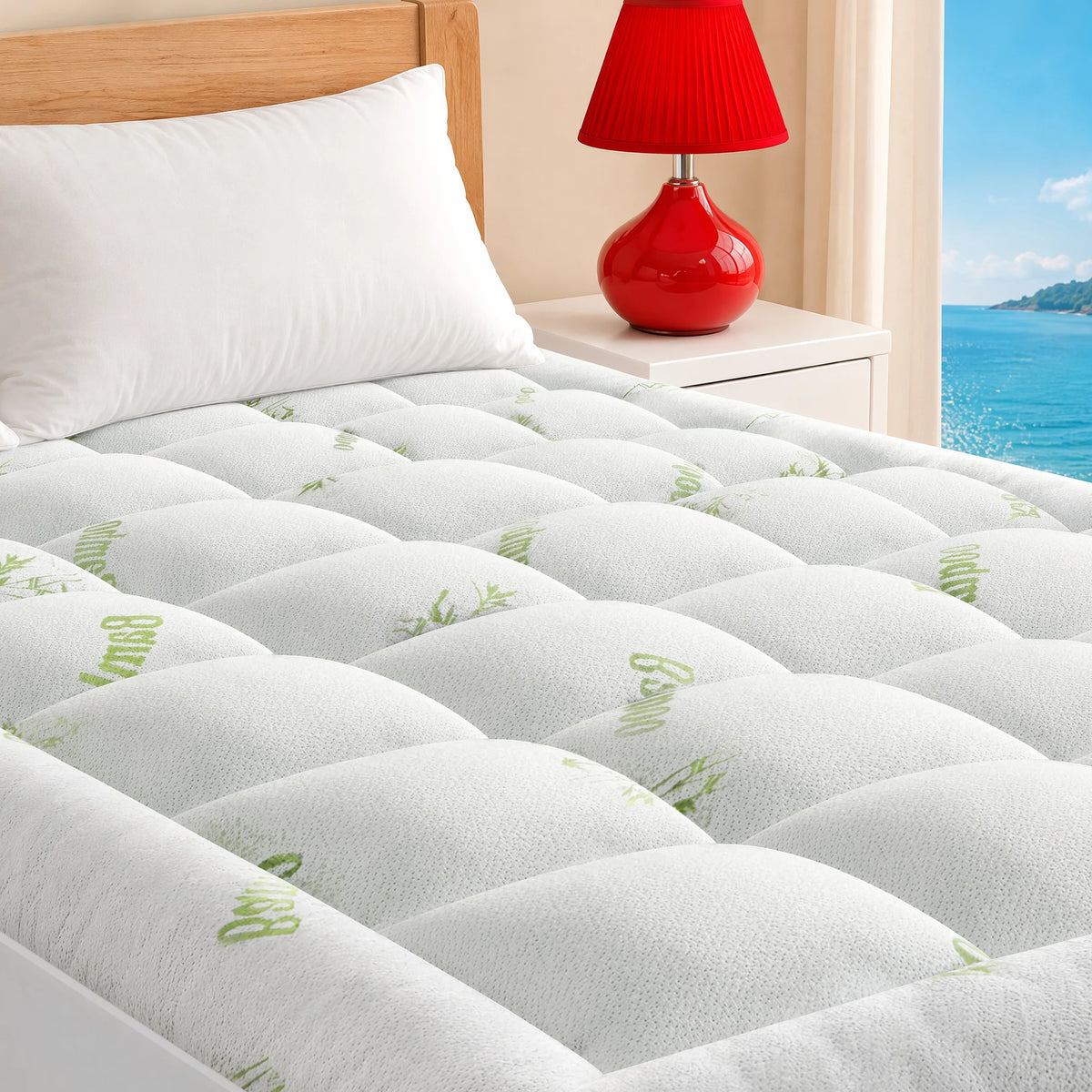 Waterproof Fitted Mattress Topper for Beds