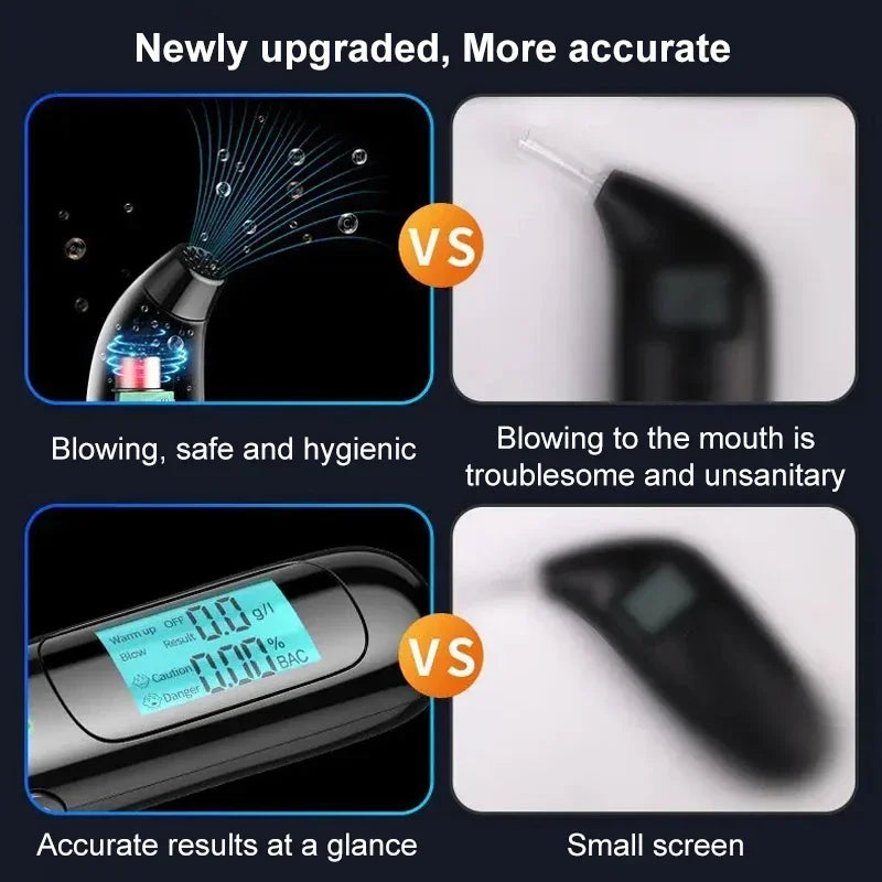 Portable USB-Rechargeable Breathalyzer