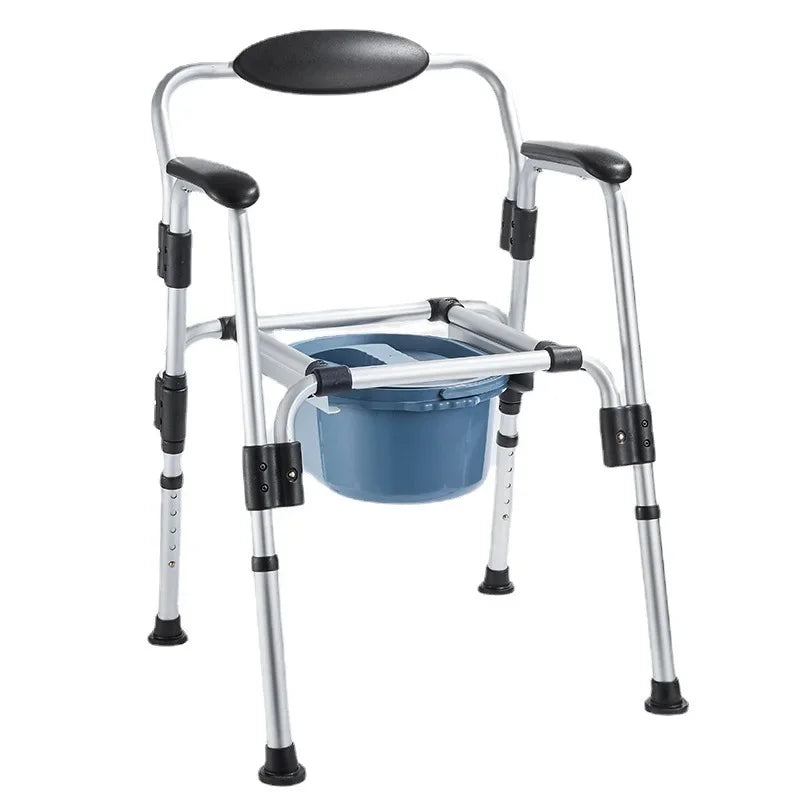 Foldable Adjustable Shower and Toilet Chair