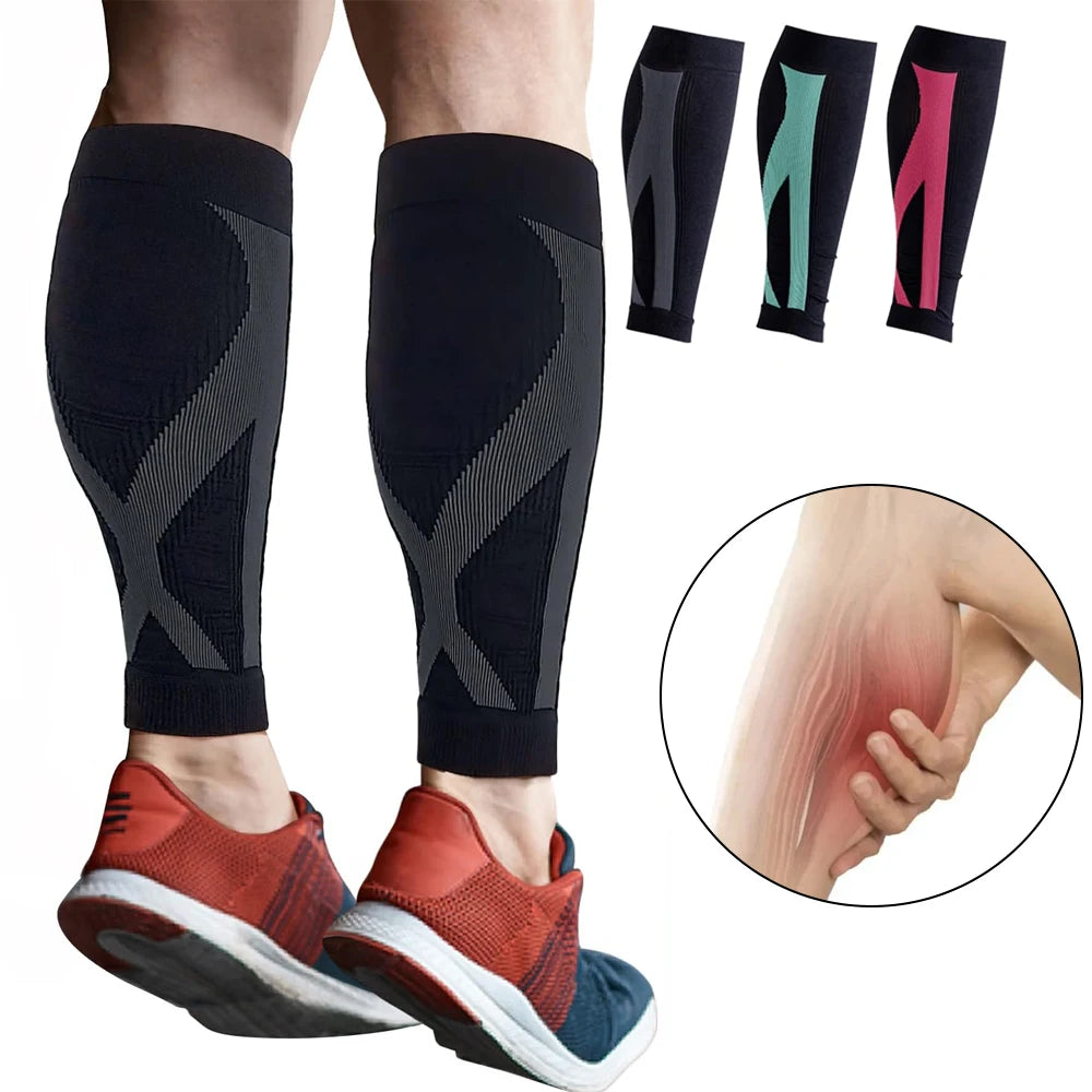 Footless Calf Compression Sleeves for Men and Women