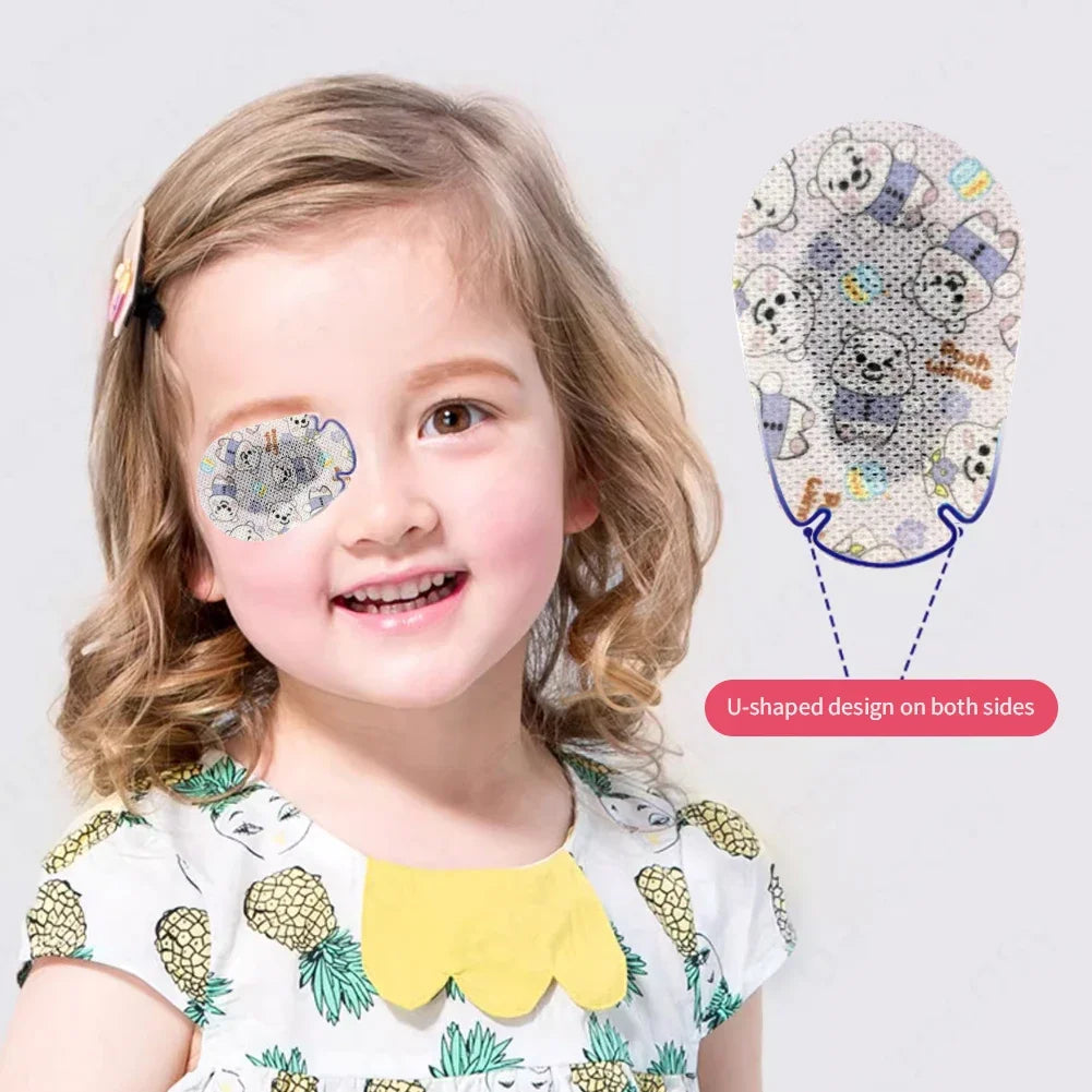 Children's Cartoon Eye Patches for Vision Care