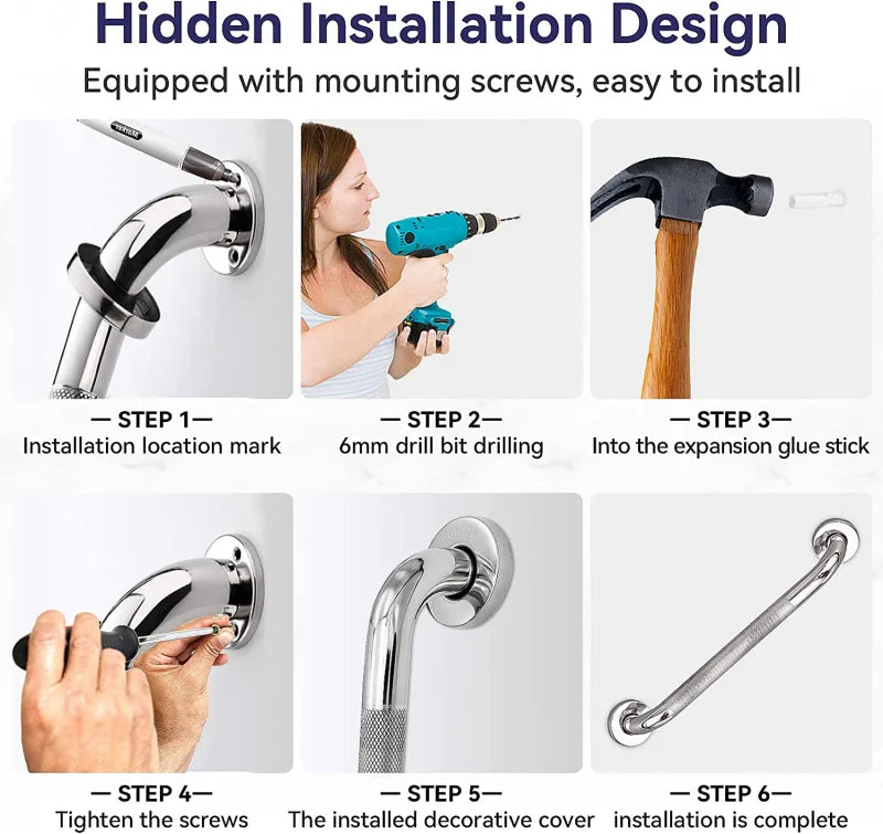 Bathroom Grab Bar Support Handle