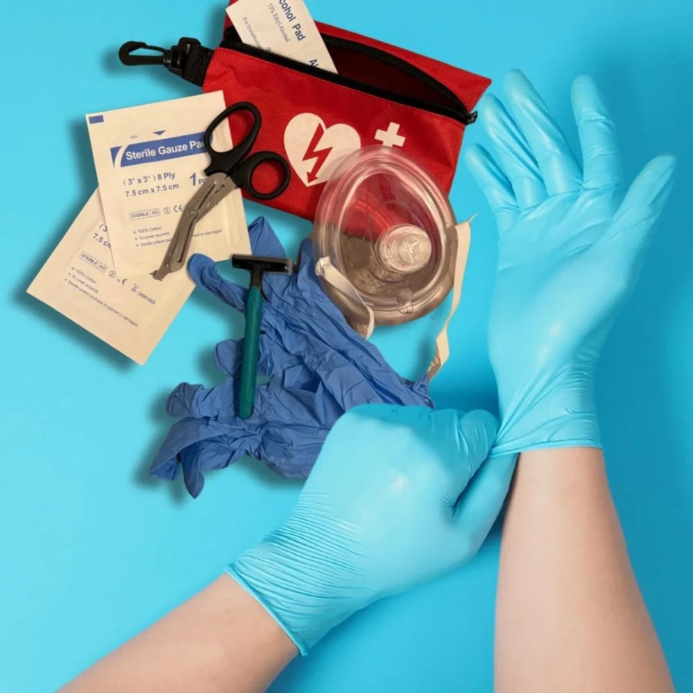 CPR Response Kit with Mask and Prep Pads
