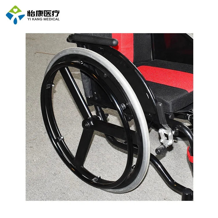 Foldable Manual Wheelchair with Quick-Release Wheels