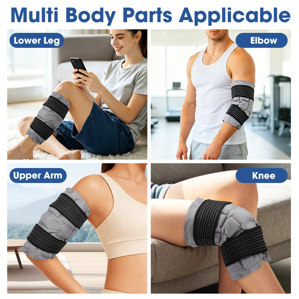 Reusable Knee Hot and Cold Gel Pack Wrap