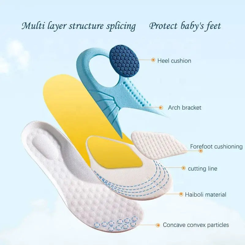 Children's Memory Foam Insoles with Arch Support