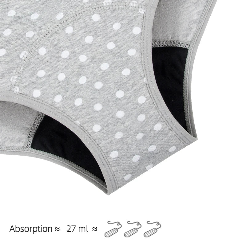 Leakproof Mid-Rise Incontinence Panties for Women