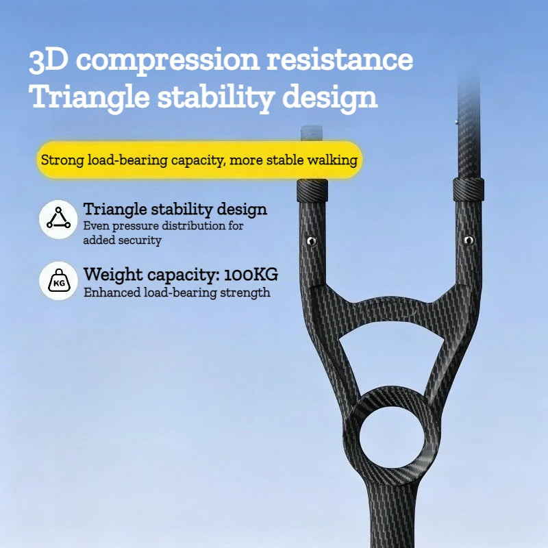 Adjustable Carbon Fiber Underarm Crutches