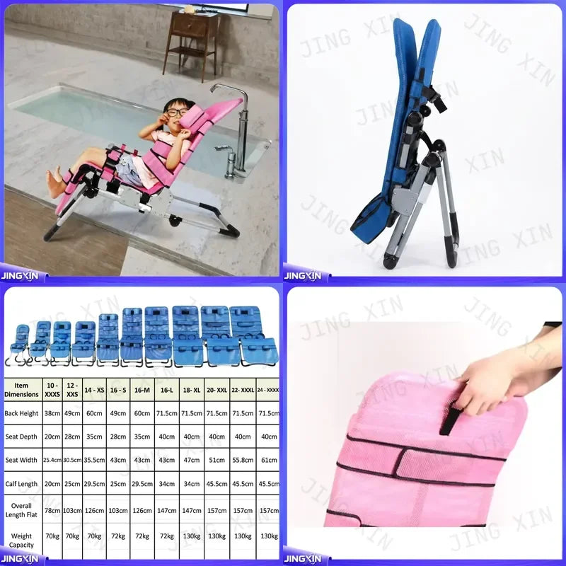 Adjustable Reclining Shower Chair for Children