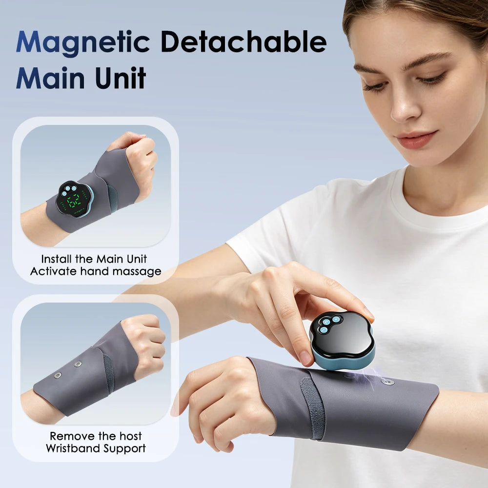 Cordless Wristband Massager with 10 Modes and 29 Levels