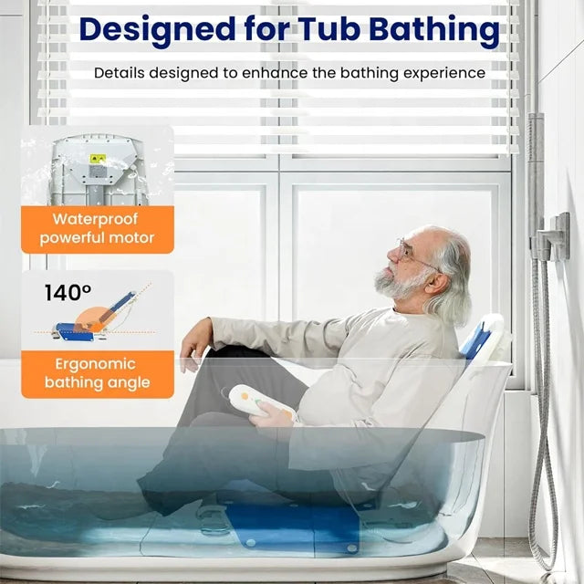 Electric Bathtub Lift Chair, Motorized Seat for Bath Transfers