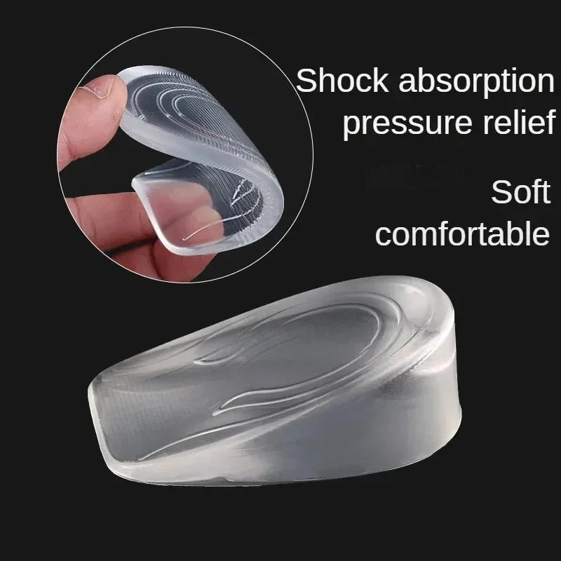 Transparent Gel Heel Lifts, 1 cm or 3 cm