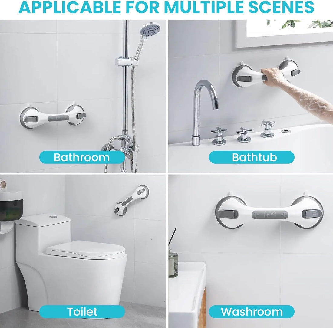 Suction-Cup Shower Grab Bar