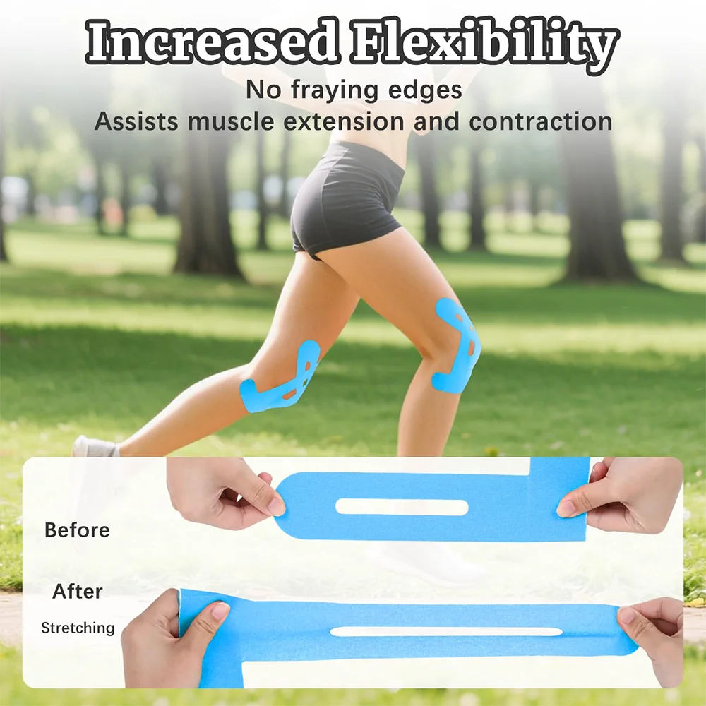 10-Piece Elastic Kinesiology Tape for Knees