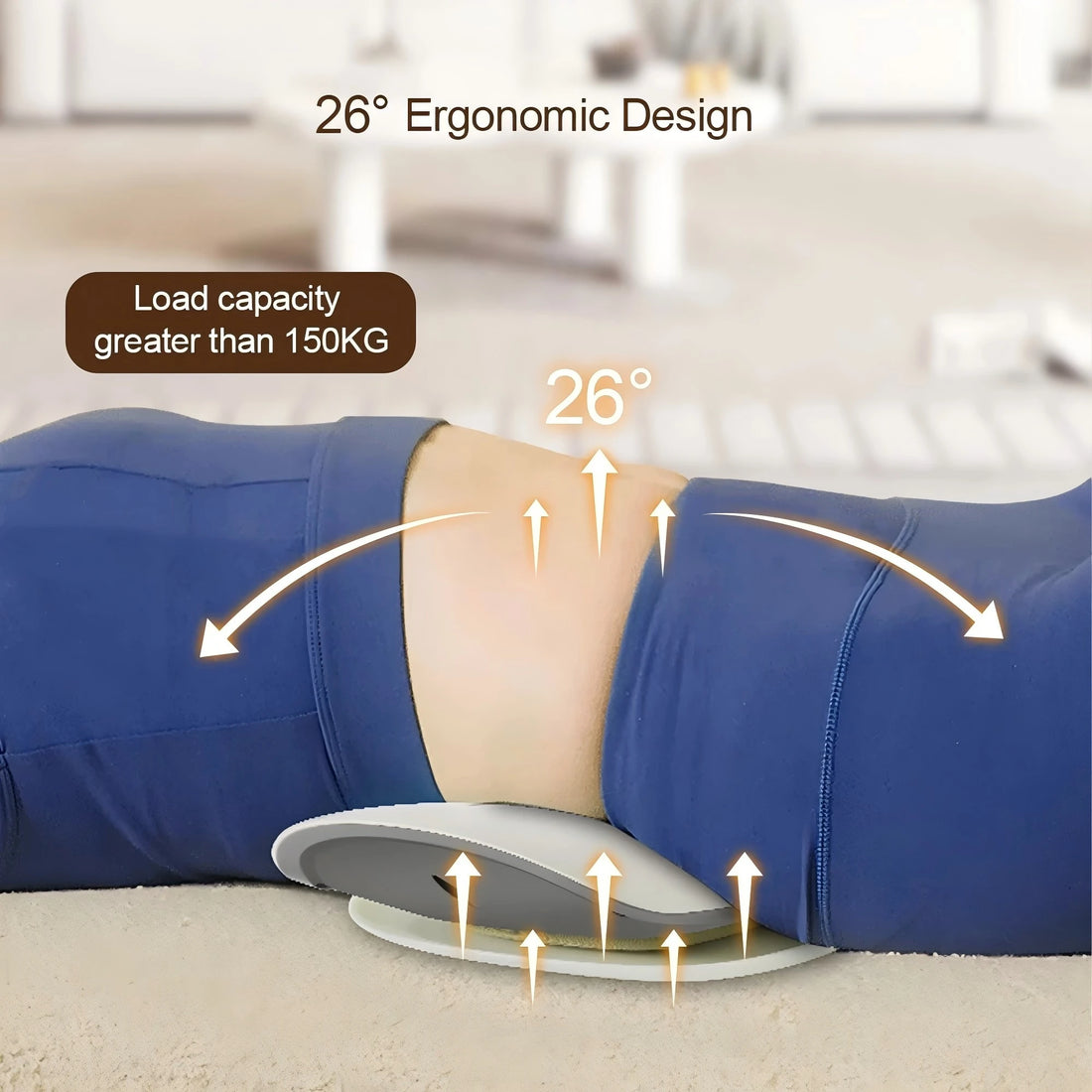 Lumbar Support Device with Vibration and Airbag Traction