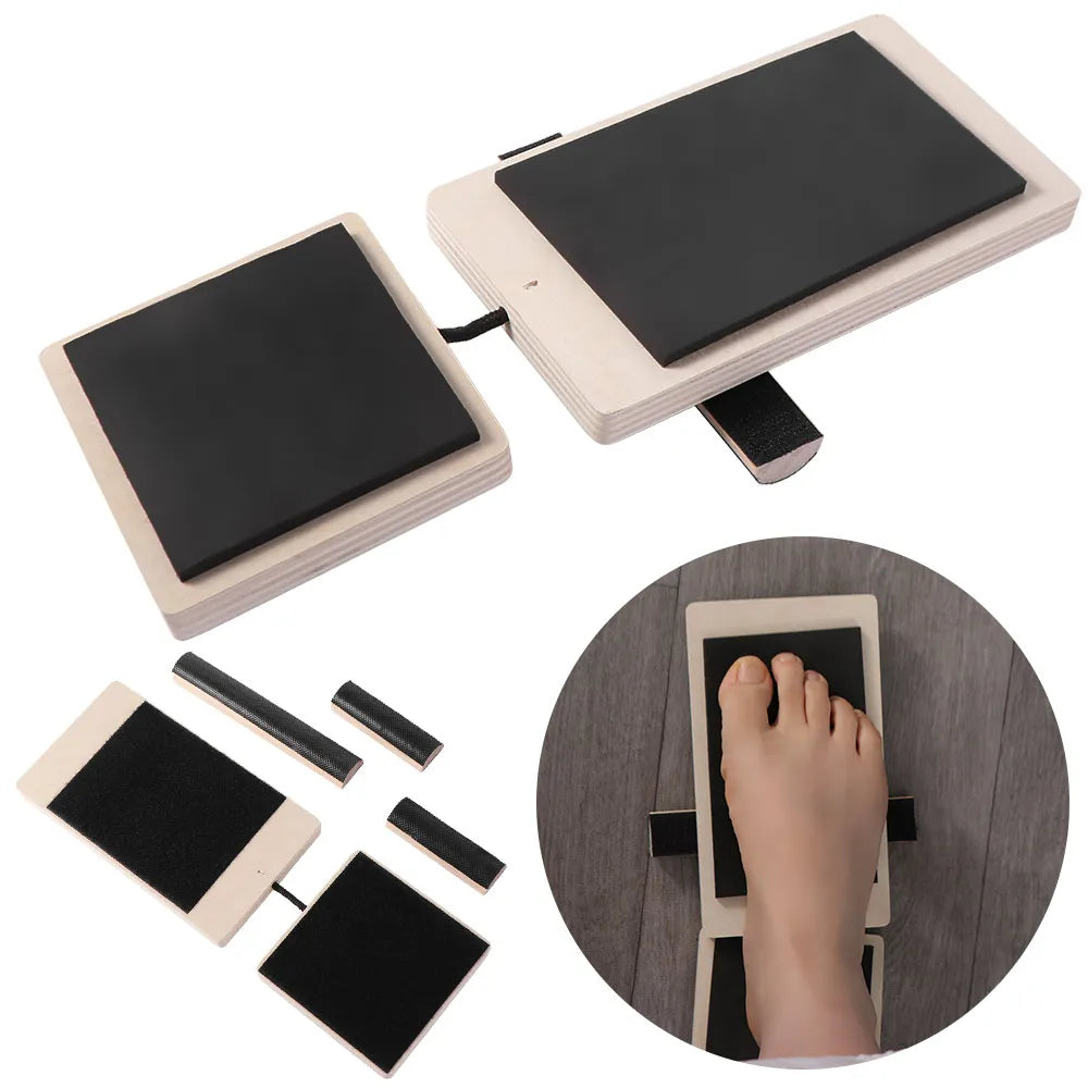 Wooden Ankle Balance Board, Single Foot Trainer