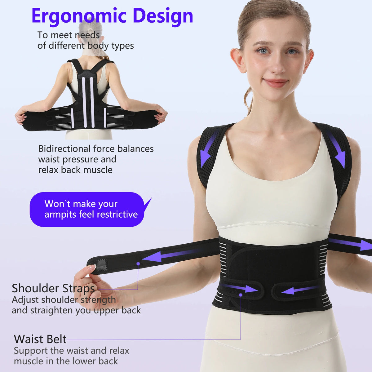 Adjustable Soft-Shell Back Support