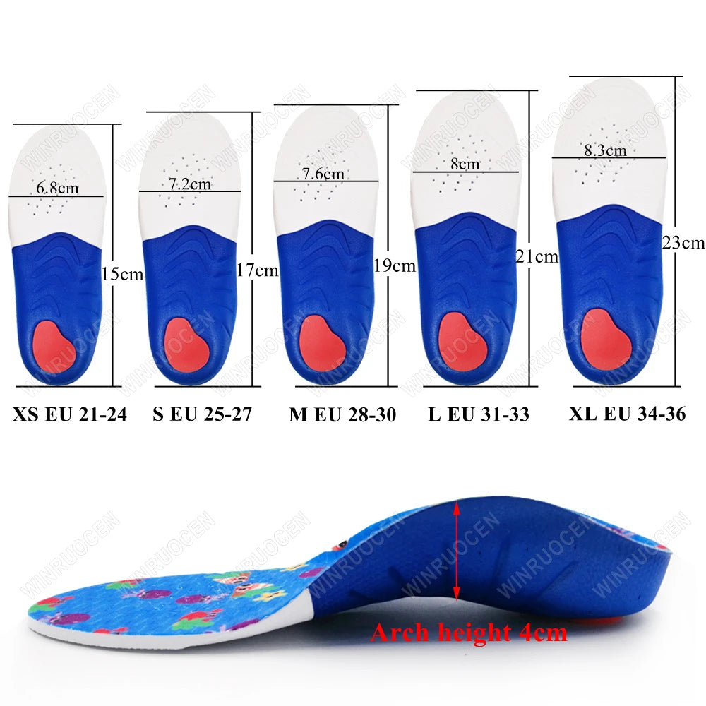 Children's Arch Support Insoles for Shoes