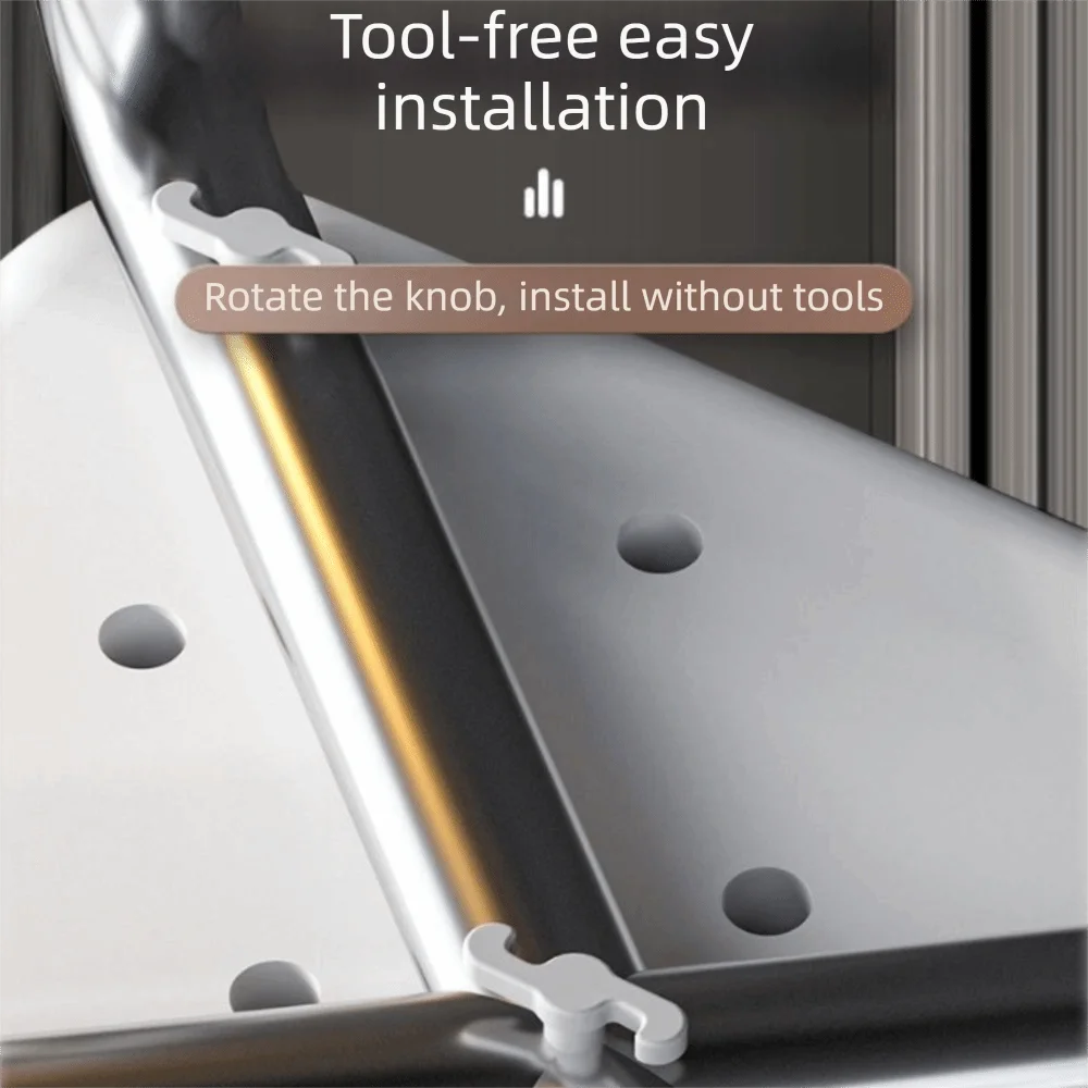 Adjustable Anti-Slip Shower Seat with Backrest