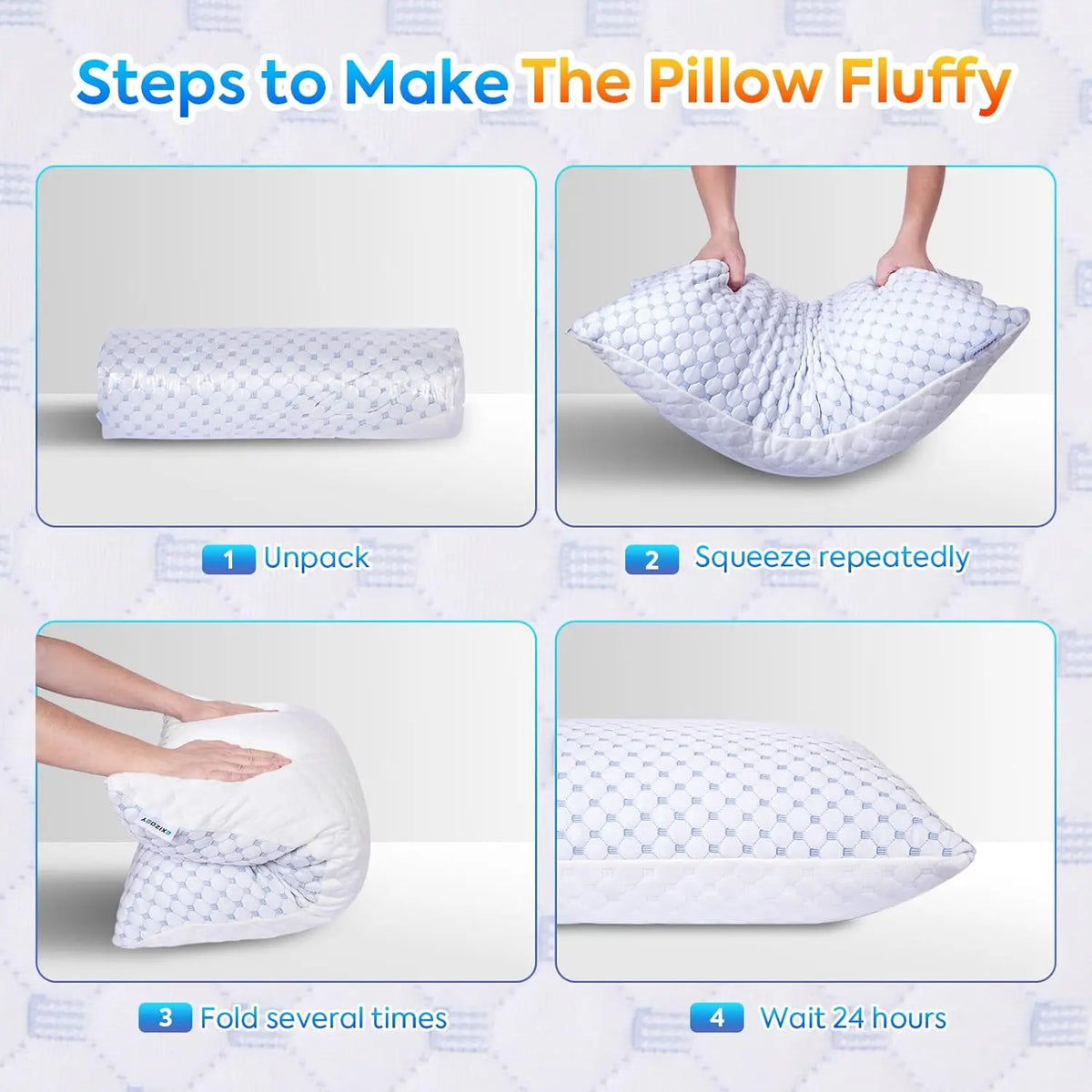 Adjustable-Firmness Memory Foam Pillow
