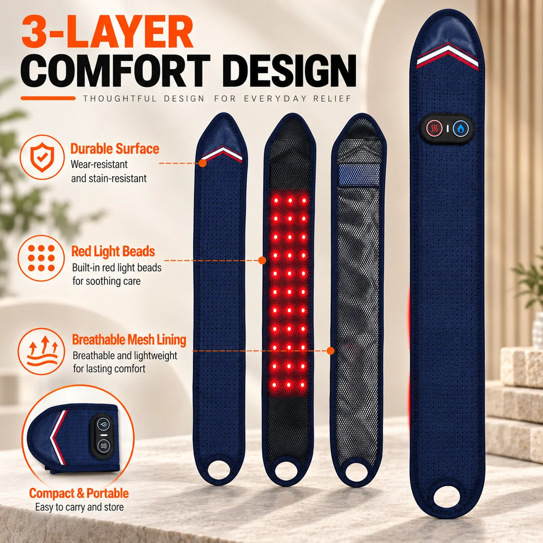 Rechargeable Hand and Wrist Heating Wrap