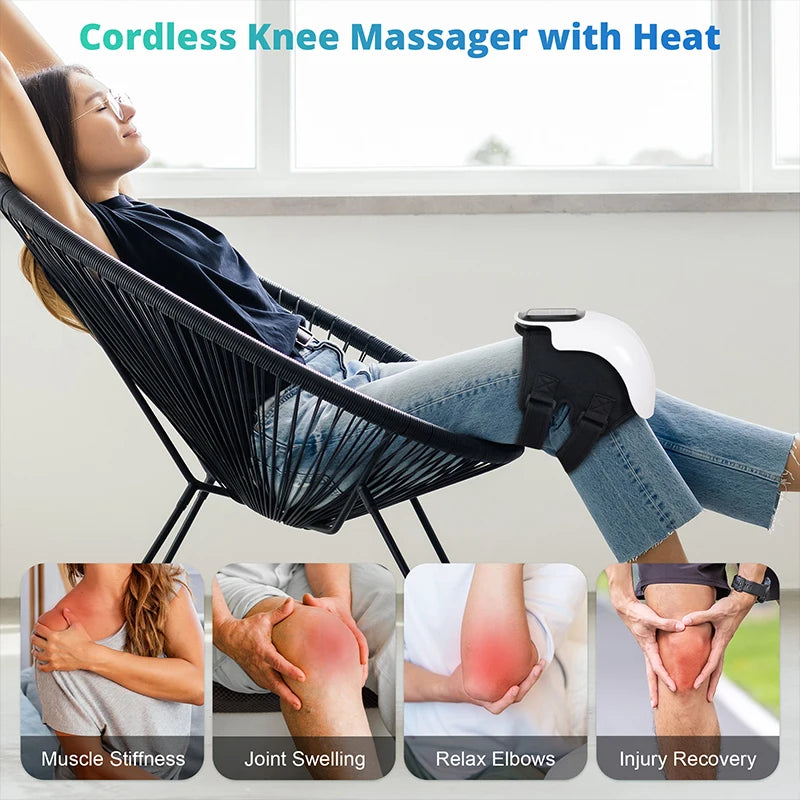Heated Vibration Knee Massager