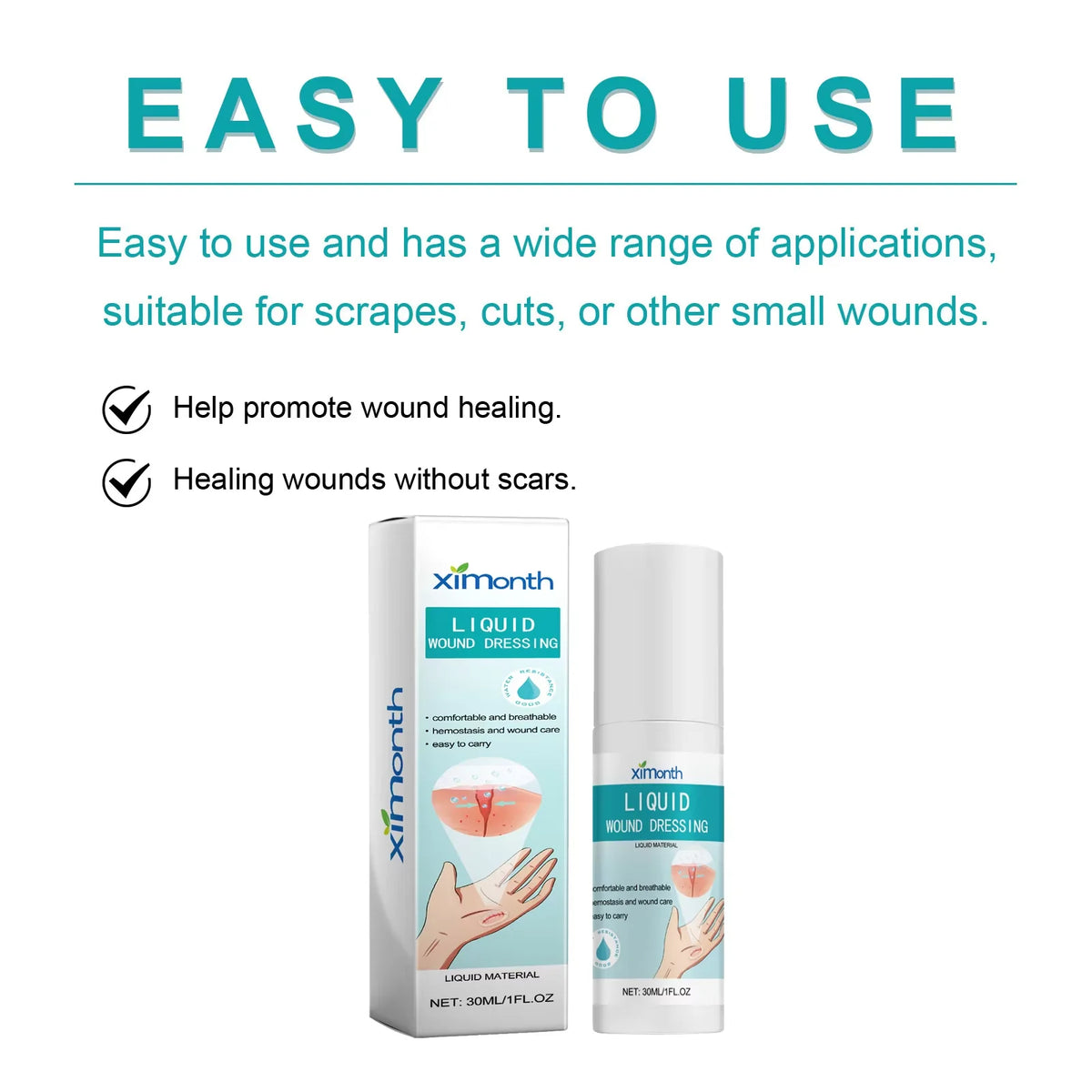 Waterproof Liquid Bandage Spray, 30 ml