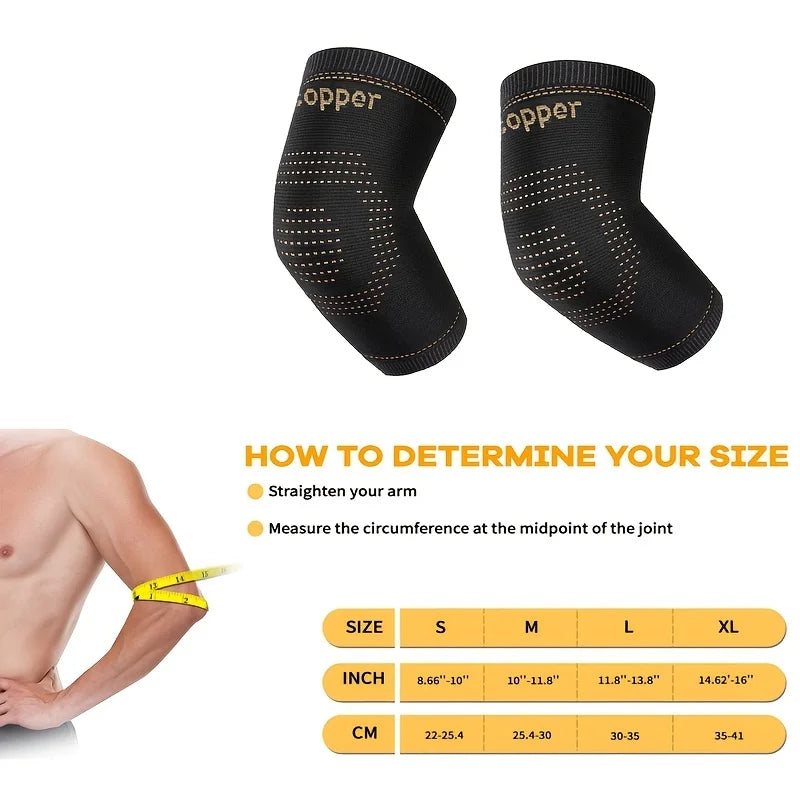 Elbow Compression Sleeves, 2-Piece Set