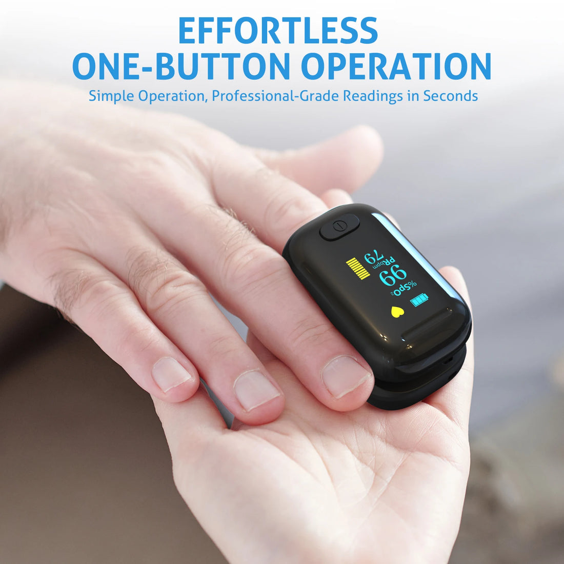 Fingertip Pulse Oximeter with OLED Display