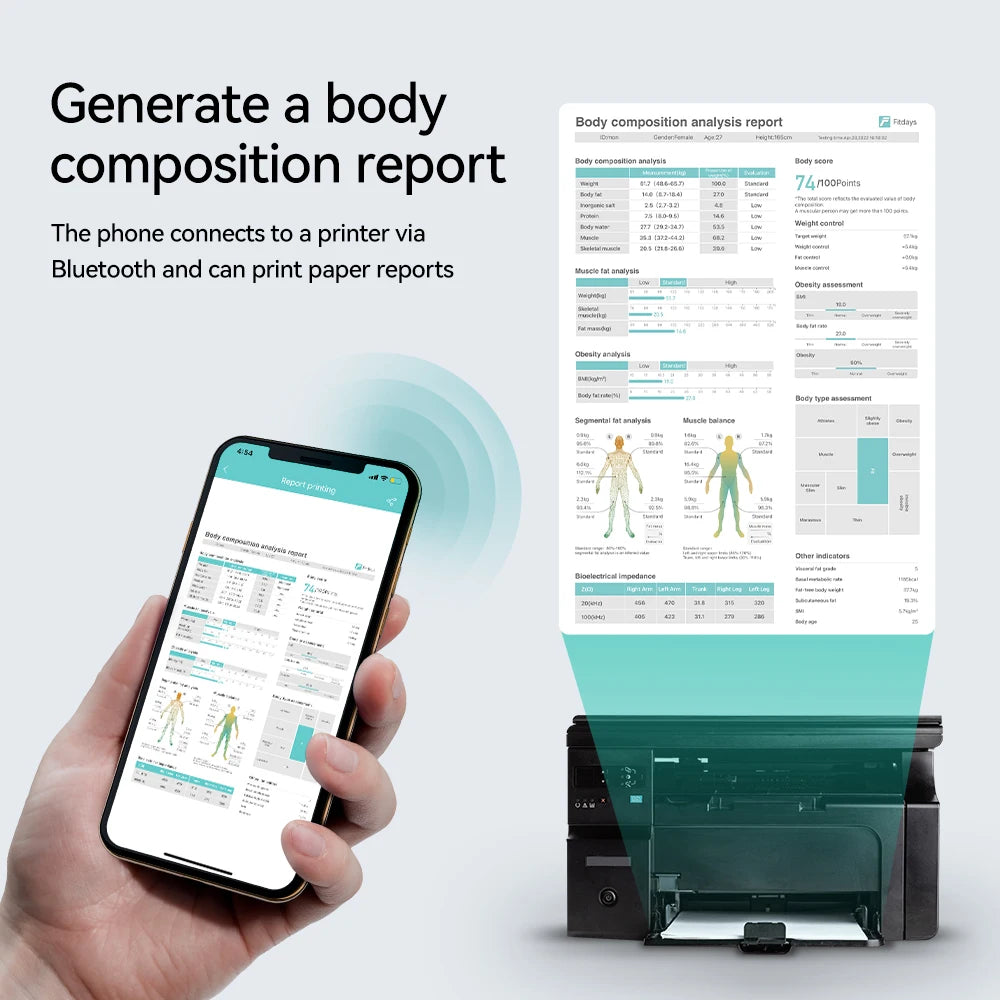 Medwell 8-Electrode Body Composition Scale