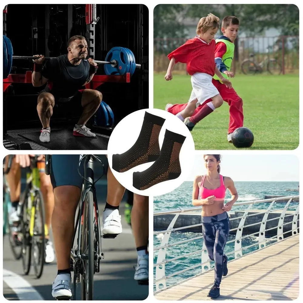 Ankle Compression Sleeves for Exercise and Sports
