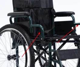 Reinforced Steel Foldable Manual Wheelchair