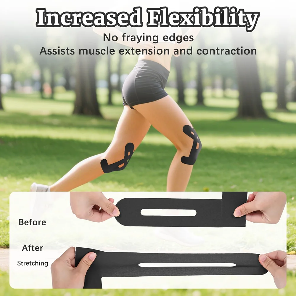 Kinesiology Tape for Knee Support, 10 Pieces