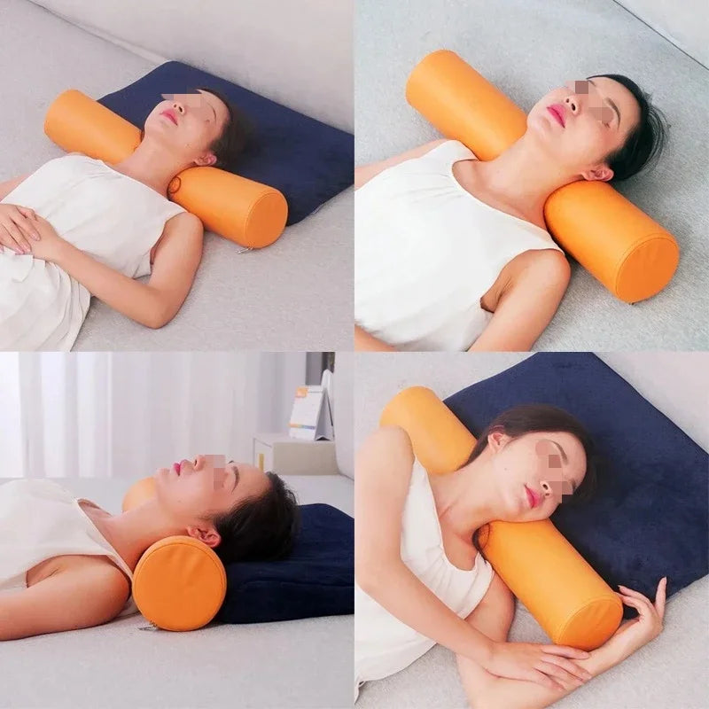 Cylindrical Cushion Cover for Neck, Back and Knees