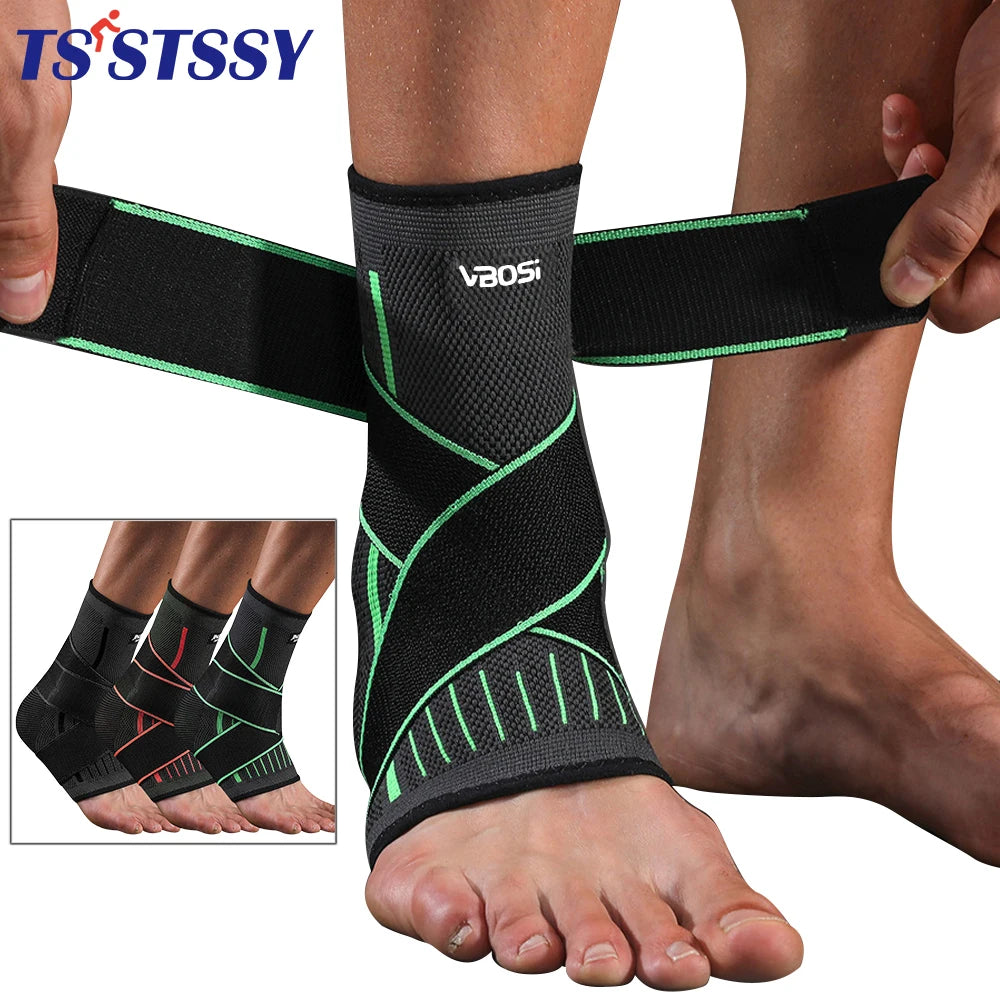 Adjustable Elastic Ankle Brace with Arch Support