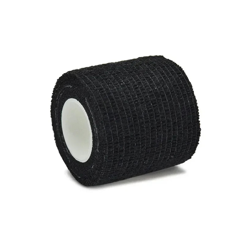 Black Self-Adhesive Cohesive Sports Bandage