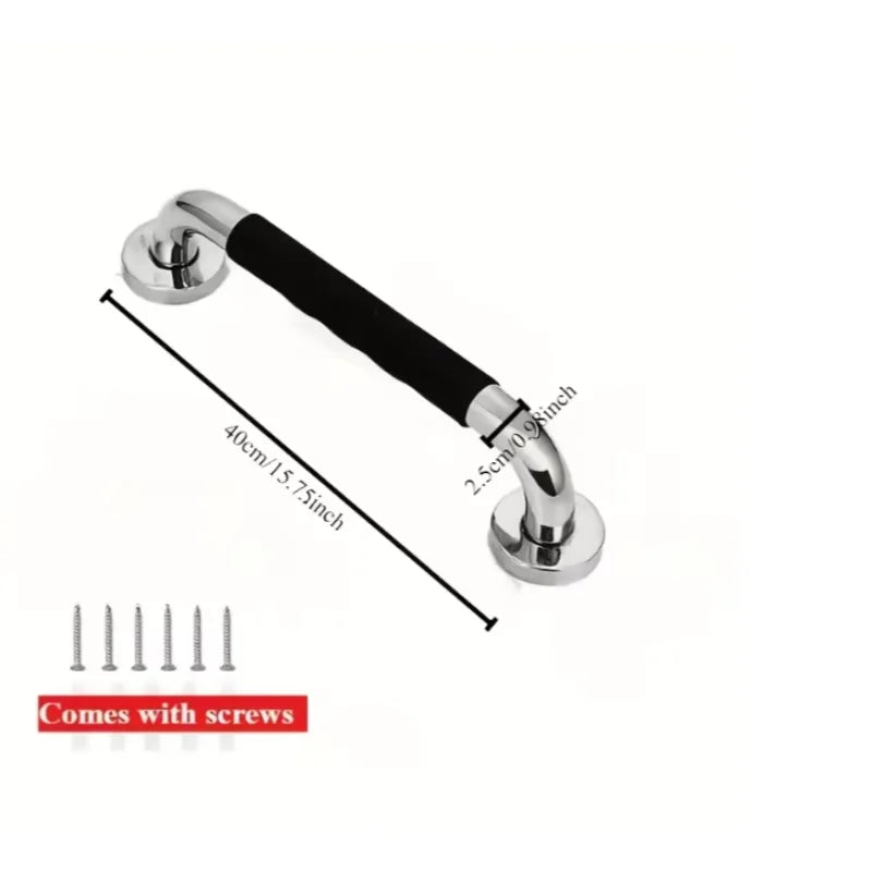 Stainless Steel Bathtub Grab Bar Set