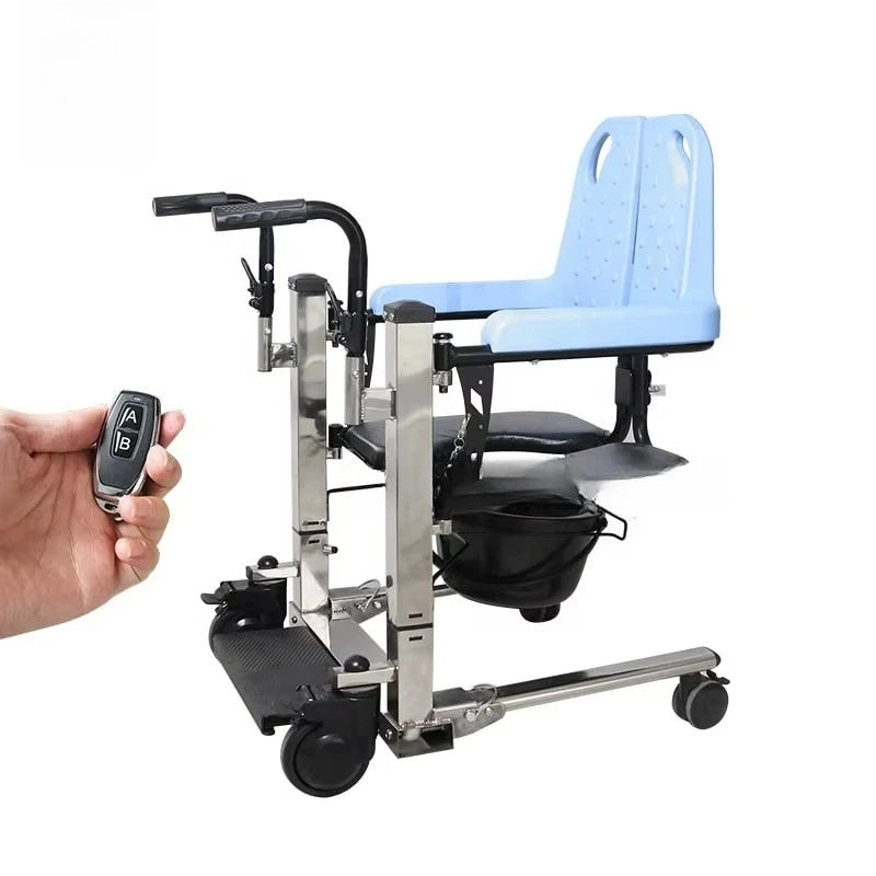 Electric Patient Transfer Chair for Bathroom Use