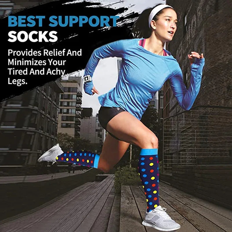 Knee-High Compression Socks 20–30 mmHg